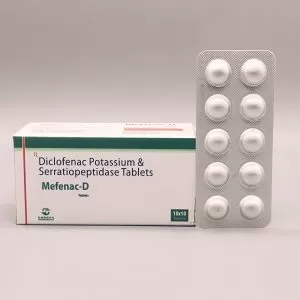 Diclofenac Potassium 50mg & Serratiopeptidase 10mg