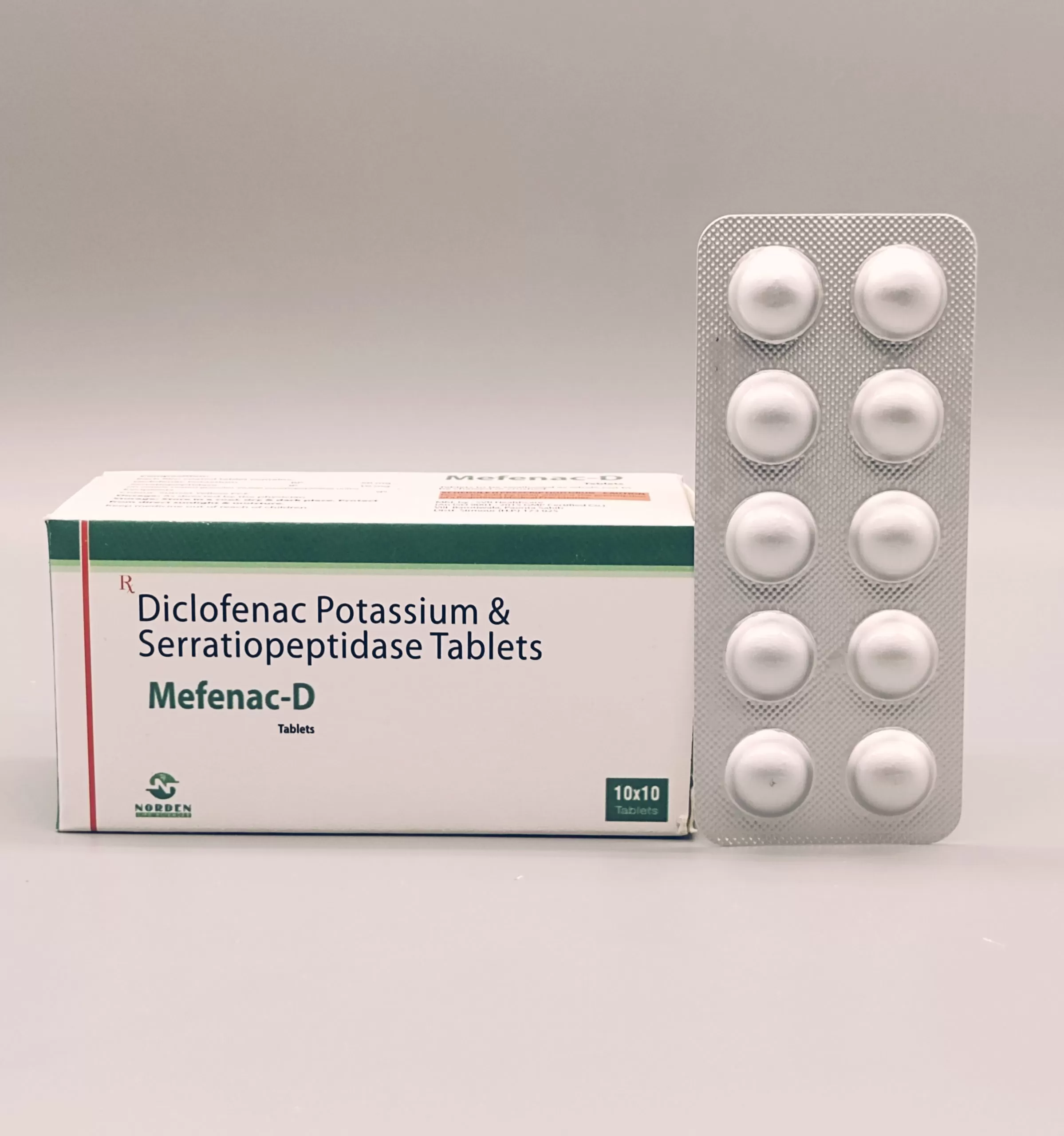 Diclofenac Potassium 50mg & Serratiopeptidase 10mg