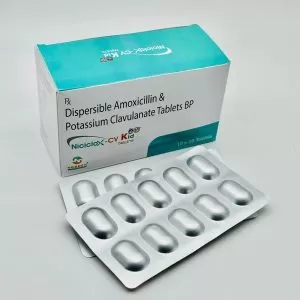 Amoxycillin 200mg with Clav 28.5mg Tab (Strawberry Flavour)